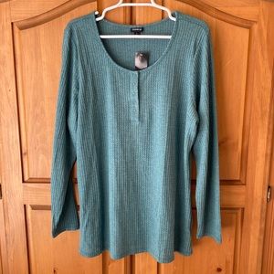NWT Torrid Waffle Weave Henley 3X